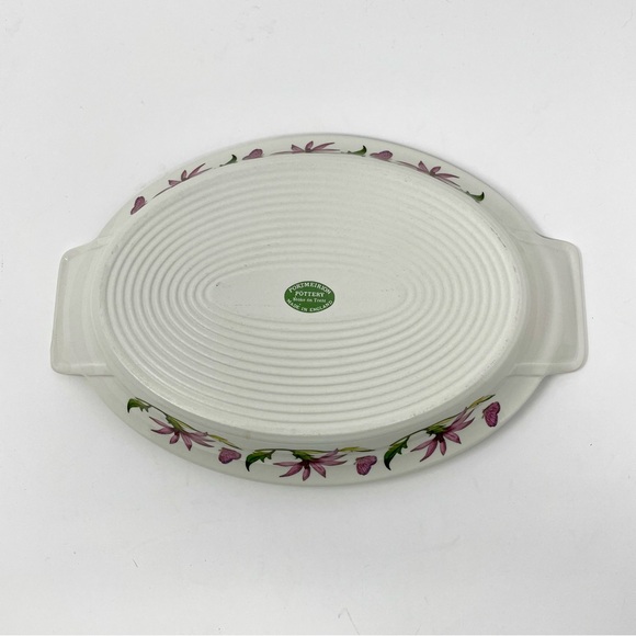 PORTMEIRION Botanic Garden Oval Serving Platter Sweet William - Picture 3 of 9